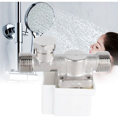 4-Punkt-Solarmagnetventil, Außengewinde, druckbeaufschlagt, normalerweise geschlossen, aus hochtemperaturbeständigem, galvanisiertem Kupfer, 24 V DC (1/5)