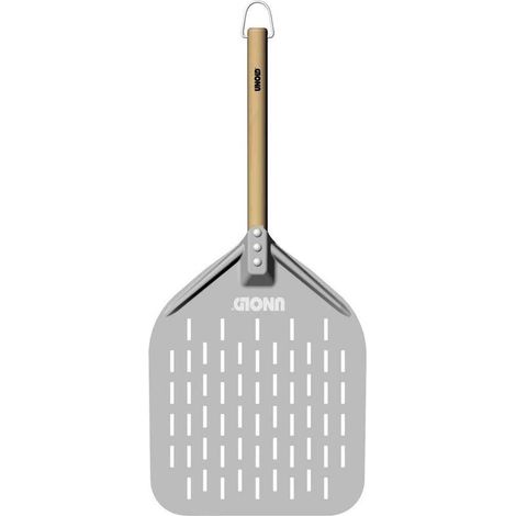 [NEUWERTIG] B-Ware Unold Pizzaschieber Pizzaschaufel Aluminium Holz Pizzaofen LUIGI Zubehör (1/2)