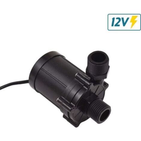 Pompe à eau submersible DC 12V 90 Degrees Low Noise Mini Immersion Pump 12m Lift Brushless Motor 700L/H Boost Water Pump for Desktop Dishwasher / Fountain Aquarium / Water Heater-- (1/5)