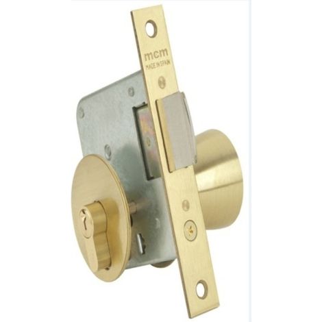 Cerradura mad.emb. 22x60mm 1561/3-60 lat pomo c/cu mcm
