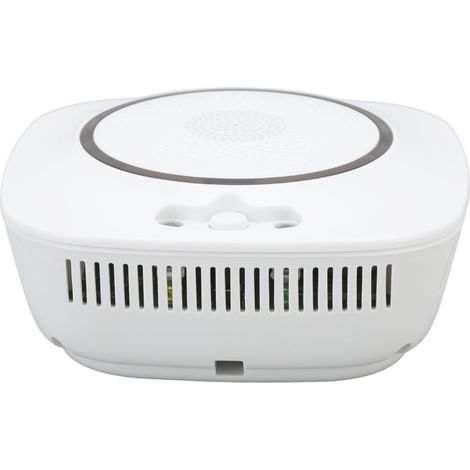 Détecteur de fumée intelligent avec application mobile, réponse rapide, 85 dB, Wi-Fi en temps réel, pour la maison, prise US 110-230 V, contrôle à distance, application de détection, signal sonore en (1/5)