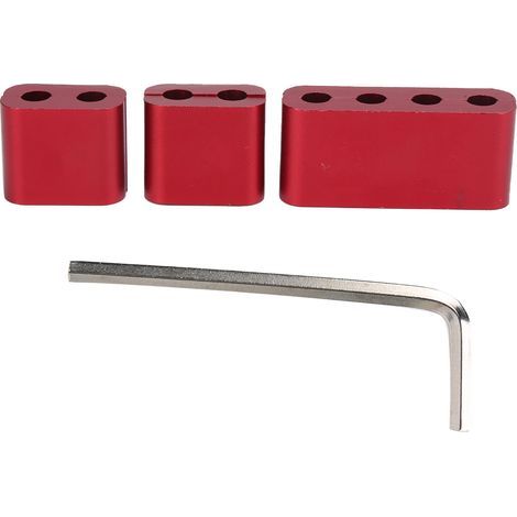3pcs Séparateurs de fils de bougie en alliage d'aluminium pour câbles d'allumage 7mm 8mm (1/5)