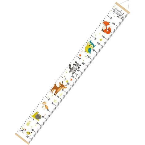 Messlatte für die Wandhöhe im Kinderzimmer/Spielzimmer