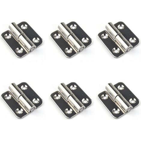 6 charnières amovibles 1,5' petits joints coulissants charnières de porte amovibles en acier inoxydable 304 gaucher (1/5)