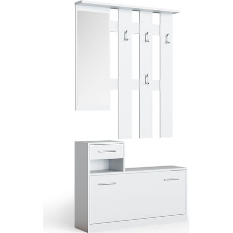 Vestiaire Billy, Blanc, 100x111.6cm, Vicco (1/5)