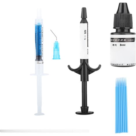 Kit d'Adhésif Dentaire Orthodontique Lumière Photopolymérisable avec Outils