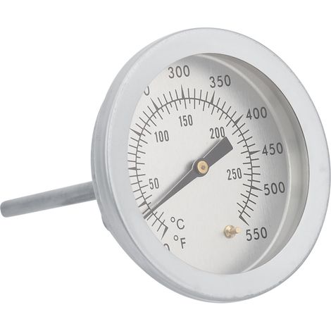 Thermomètre pour barbecue, fumoir et gril, 50 à 550 °F, à cadran analogique et double échelle (1/5)