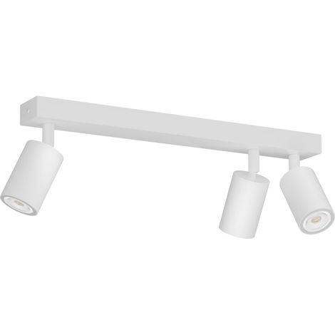 Plafoniera LED a 3 Faretti Orientabili GU10 50W Bianca 39 cm (1/5)
