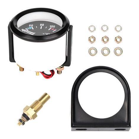 Outil universel de jauge de température d'eau LED de camion de voiture universel de 2 pouces 52mm (1/4)