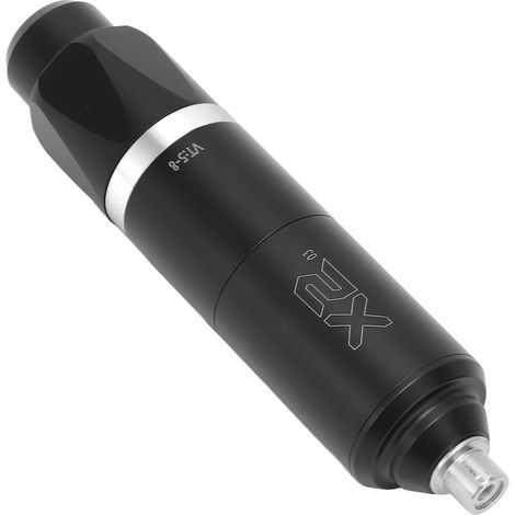 Machine à tatouer rotative avec moteur, connecteur RCA et cartouches sans fil pour tatoueur (noir et argent) (1/5)
