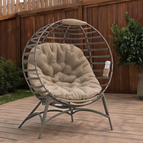 Fauteuil de jardin sand 118 x 77 x 139 cm (1/5)