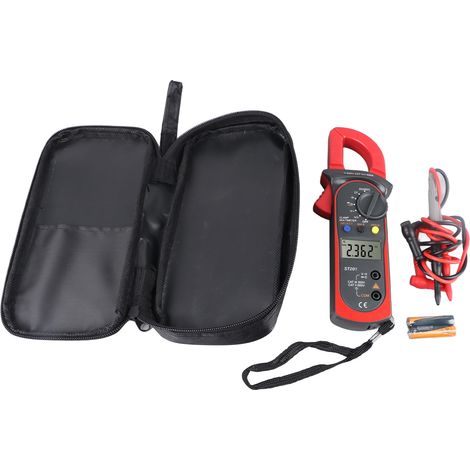 Digitales Multimeter mit Stromzange, Wechsel-/Gleichstrom-Amperemeter, Voltmeter, Widerstandsmesser, Strom- und Spannungsmesser, tragbares elektrisches Prüfgerät (1/5)
