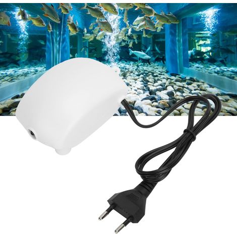 Ultraleise Aquarium-Luftpumpe mit Luftverteiler, Schlauch und Rückschlagventil (EU 220 V). (1/5)