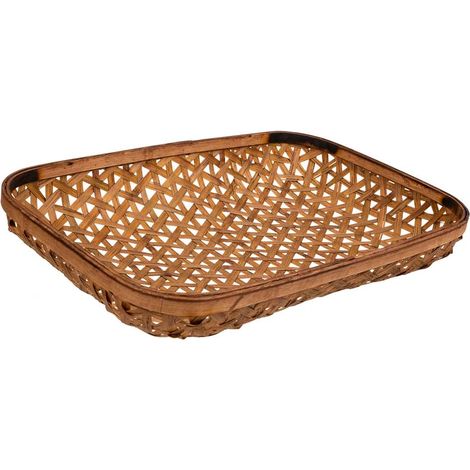 Bandeja de bambú marrón 61x40x8,5 (1/5)