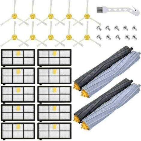 Kit di accessori per iRobot Roomba 800 900 850 860 861 865 866 870 871 875 876 880 886 890 891 895 896 960 965 966 970 971 974 975 976 980 981 Filtro di ricambio