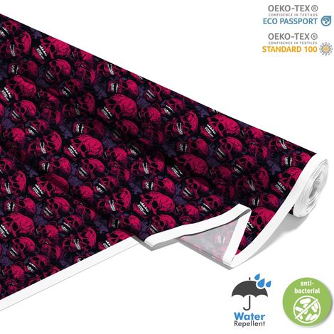Outdoor dekostoffe oxford - Motiv der Schädel I DX4350 (1/5)