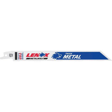 Lames de scie sabre Lenox MULTIWOLF™ WAVE EDGE™, longueur 203 mm, 14 TPI, UE 5 pièces (1/2)