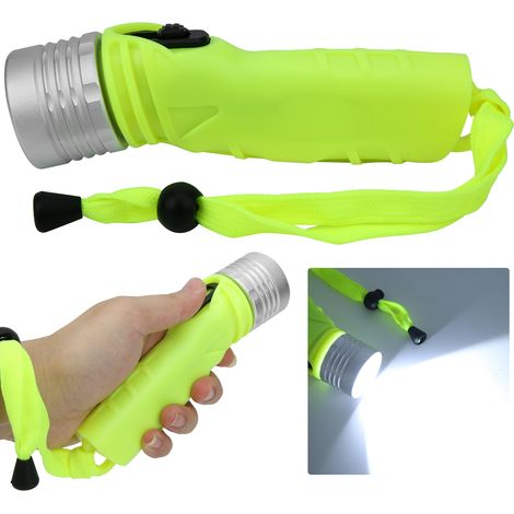 Lampe frontale LED étanche 4 piles AA, puissante pour randonnée et spéléologie