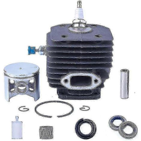 Kit de haut moteur exquis 48 mm comprenant un cylindre, un piston, un axe et des segments, compatible avec les tronçonneuses Husqvarna 261, 262, 262xp et 262xph (références : 503907971, 503541171 et 5 (1/5)