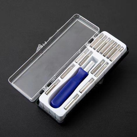 Kit de réparation de précision 16 en 1 avec tournevis,Mini kit de réparation pour appareils électroniques, ordinateurs portables, montres et lunettes (1/5)