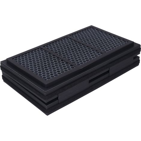 Filtre de purificateur d'air haute efficacité, charbon actif pliable, élément remplaçable compatible Blueair (1/5)