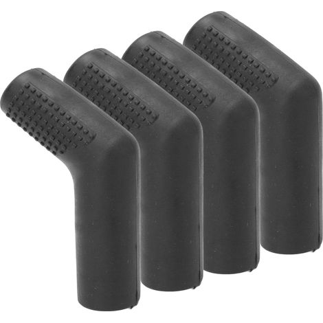 Lot de 4 Protège-chaussures en caoutchouc antidérapant pour levier de vitesse de moto, universel pour motos de route, tout-terrain et quad, noir (1/5)
