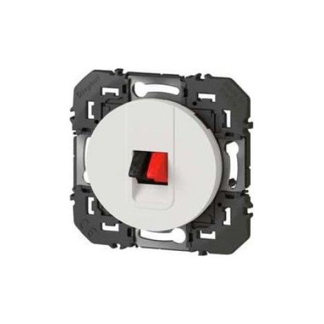 Prise haut-parleur simple - - Dooxie - Blanc - 600381 - Design moderne (1/3)