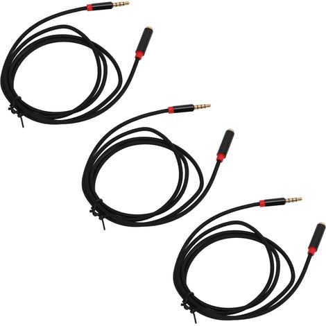 La prise à quatre broches est compatible avec les microphones mâles-mâles de 3,5 mm et les cartes son de téléphones portables. Elle prend également en charge les câbles audio à quatre sections. (1/5)