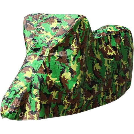Housse de Moto Rangement Extérieur en Tissu Oxford Imperméable Camouflage Séchage Rapide et Réutilisable Protection Le Soleil (1/5)
