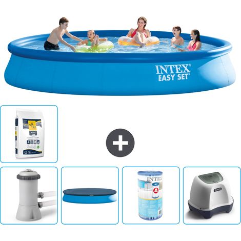 Intex Piscine Easy Set Ronde - 457x84 cm - 6-pièces S41182 (1/5)