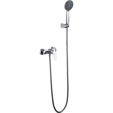 Miscelatore monocomando per doccia  Modello BELGIO  Installazione a parete incassata  Finitura cromata  [IMEX®] (1/2)