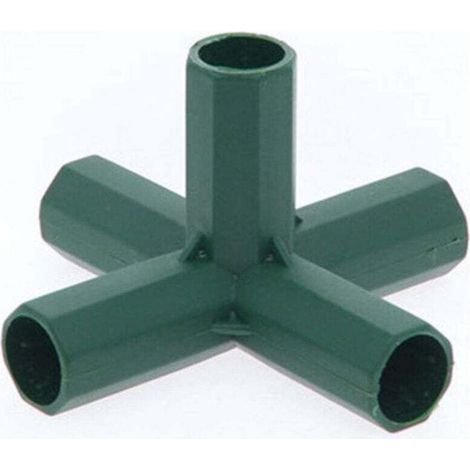 10 Connecteurs PVC, 16 mm, 5 types supports stables, cadre serre, plastique vert (1/4)