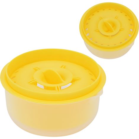 Séparateur de Jaune d'Œuf Mini, Outil de Cuisine Durable pour Pâtisserie Maison, Filtre à Blanc d'Œuf (Jaune) (1/5)