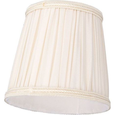 Abat-jour en tissu - - Lampe de table moderne - E14 - Métal - 15,5 cm diamètre (1/5)