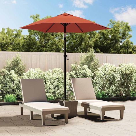 Parasol Terre cuite 200x224 cm Aluminium (1/5)
