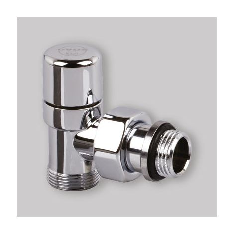 Bouclier de verrouillage de coin série Ovus chromé 1/2" X 24/19