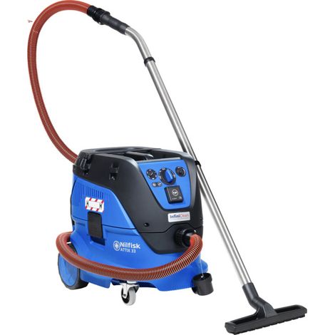Aspirateur de sécurité eau et poussière Attix 33-2H IC amiante avec cuve plastique de 30 l