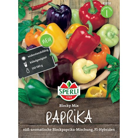 Sperli Paprika Blocky Mix - Gemüsesamen (1/3)