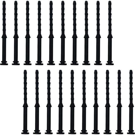 Vis de Ventilateur en Caoutchouc Noire 20 Pcs, Longue Fixation (1/5)