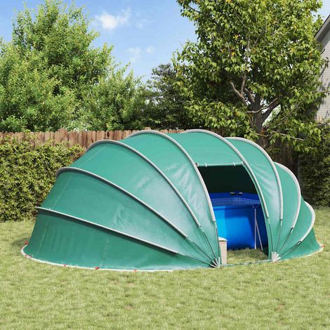Pool Tent Dome 538 x 440 x 204 cm vidaXL