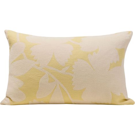 Housse de coussin en Jacquard chenille au motif floral FLAURIA