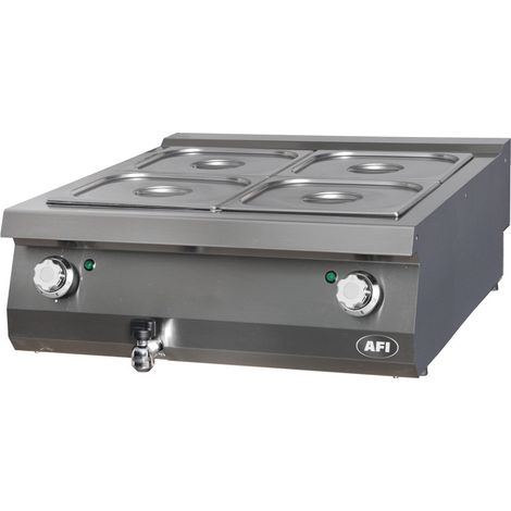 Bain-marie électrique - gamme 900 - 4 x gn 2/3 - AFI COLLIN-LUCY