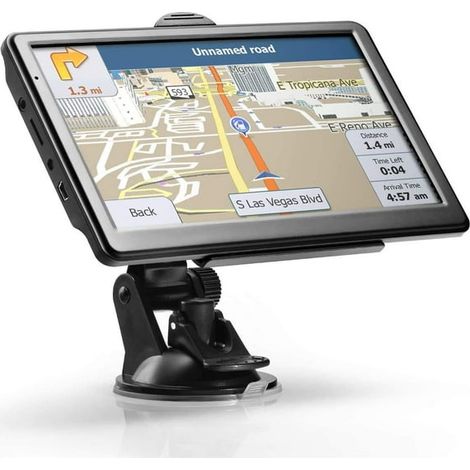 Système de navigation GPS pour voiture, version 2020, écran tactile 7 pouces, 8 Go, guidage vocal précis, système de navigation avec instructions vocales détaillées pour conducteurs de poids lourds et (1/5)