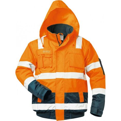 Giacca Ad Alta Visibilità Jaunas Taglia 3Xl,Arancione/Blu