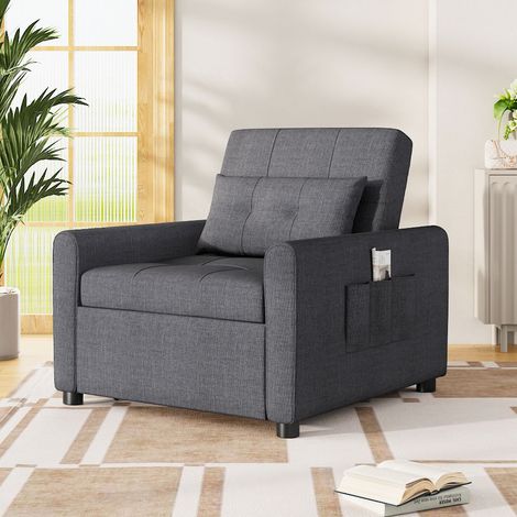Three-in-One Versatile Single Sofa Bed with Pillow (1/3)