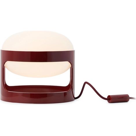Lampada da tavolo KD28 in PMMA 5W 2700K Bordeaux Kartell 09485BO (1/2)