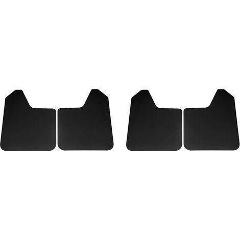Set di 4 parafanghi universali adatti per auto, furgoni, SUV, camion e furgoni - parafanghi rivettati, paraspruzzi