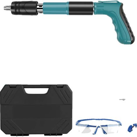 Pistolet à clous, fonctionnement manuel, 100 clous inclus, Pistolet à clous avec boîte (1/2)