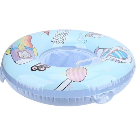 Anneau de bain flottant pour bébé 70 cm avec siège intégré en PVC sans BPA - Sécurité enfants (1/5)