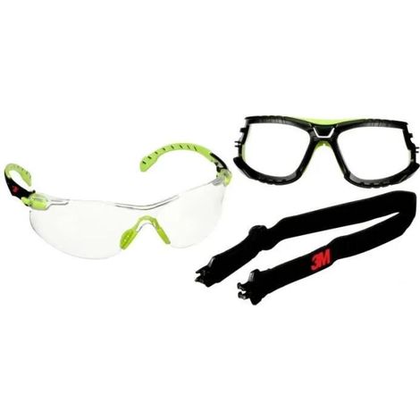 3M Solus S1201SGAF-TSKT gafas de seguridad verde